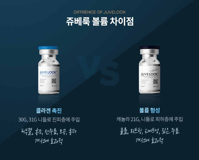 쥬베룩과 쥬베룩 볼륨 차이점